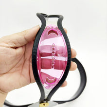 Load image into Gallery viewer, Female Chastity Belt With Pink Transparent Panel - 2