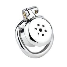 Load image into Gallery viewer, Flat & Inverted Cocoon Penis Chastity Device – product design details, gallery view 1