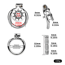Carica l'immagine nel visualizzatore di Gallery, Flat Lotus Chastity Cage -4