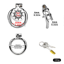 Carica l'immagine nel visualizzatore di Gallery, Flat Lotus Chastity Cage -6