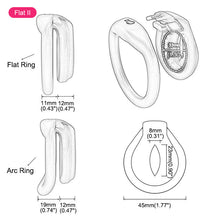 Load image into Gallery viewer, Flat Pink Chastity Lock – locking components and key details, gallery view 5