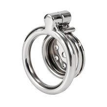 Load image into Gallery viewer, Flat Steel Cage For Dick (Screw Lock) – material and construction details, gallery view 4