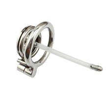 Load image into Gallery viewer, Flat Steel Cage For Dick (Screw Lock) – material and construction details, gallery view 2