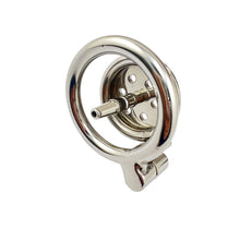 Load image into Gallery viewer, Flat Steel Cage For Dick (Screw Lock) – material and construction details, gallery view 3