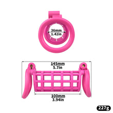 Load image into Gallery viewer, Gay Chastity Cage – product design details, gallery view 4 from the CAGINK product page