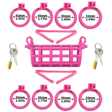 Load image into Gallery viewer, Gay Chastity Cage – product design details, gallery view 5 from the CAGINK product page