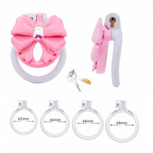 Carica l'immagine nel visualizzatore di Gallery, Gem Bowknot Chastity Cage 2