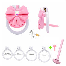 Carica l'immagine nel visualizzatore di Gallery, Gem Bowknot Chastity Cage 7