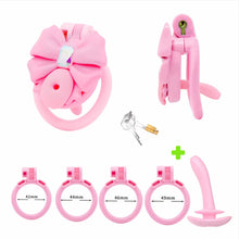 Carica l'immagine nel visualizzatore di Gallery, Gem Bowknot Chastity Cage 6
