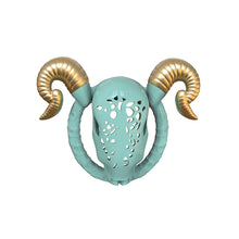 Cargar imagen en el visor de la galería, Goat Chastity Cage with Detachable Horns – Horned Submission Cage