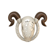 Cargar imagen en el visor de la galería, Goat Chastity Cage with Detachable Horns – Horned Submission Cage