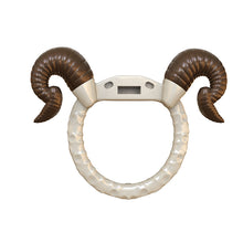 Cargar imagen en el visor de la galería, Goat Chastity Cage with Detachable Horns – Horned Submission Cage