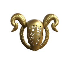 Cargar imagen en el visor de la galería, Goat Chastity Cage with Detachable Horns – Horned Submission Cage