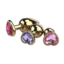 Load image into Gallery viewer, Gold Butt Plug – product design details, gallery view 1 from the CAGINK product page