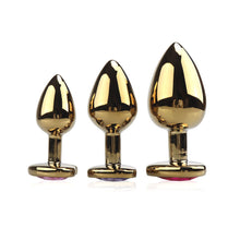 Load image into Gallery viewer, Gold Butt Plug – product design details, gallery view 2 from the CAGINK product page