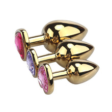 Load image into Gallery viewer, Gold Butt Plug – product design details, gallery view 5 from the CAGINK product page