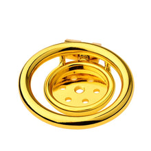 Carica l'immagine nel visualizzatore di Gallery, Golden Flat Metal Chastity Device