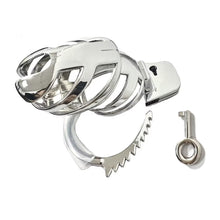 Load image into Gallery viewer, Handcuff Chastity Cage – product design details, gallery view 3 from the CAGINK product page