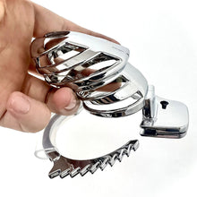Load image into Gallery viewer, Handcuff Chastity Cage – product design details, gallery view 7 from the CAGINK product page