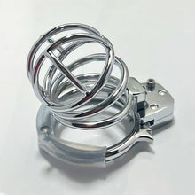 Carica l'immagine nel visualizzatore di Gallery, Handcuffs Style Metal Chastity Device