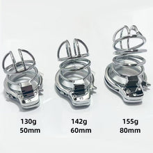 Carica l'immagine nel visualizzatore di Gallery, Handcuffs Style Metal Chastity Device 3