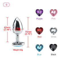 Load image into Gallery viewer, Heart Butt Plug – product feature overview, gallery view 8 from the CAGINK product page
