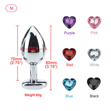 Load image into Gallery viewer, Heart Butt Plug – product design details, gallery view 9 from the CAGINK product page