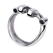 Carica l'immagine nel visualizzatore di Gallery, Heavy Duty Flat Chastity Cage- ring