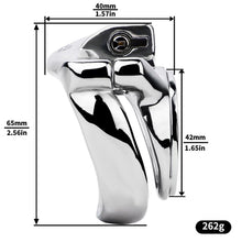 Carica l'immagine nel visualizzatore di Gallery, Heavy Duty Flat Chastity Cage -7