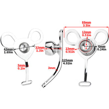 Load image into Gallery viewer, Inverted Ladyboy Chastity Cage With Belt – product design details, gallery view 7