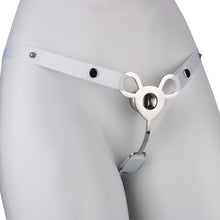Carica l'immagine nel visualizzatore di Gallery, Invisible Inverted Urethral Cage With Belt -white