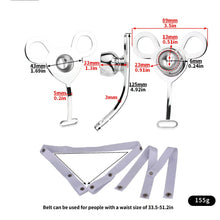 Carica l'immagine nel visualizzatore di Gallery, Invisible Inverted Urethral Cage With Belt -7
