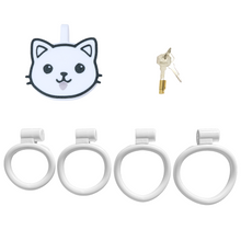 Cargar imagen en el visor de la galería, Kitten Flat Chastity Cage