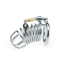 Carica l'immagine nel visualizzatore di Gallery, Large Cock Cage With 3 Rings – product design details, gallery view 1 from the CAGINK product page