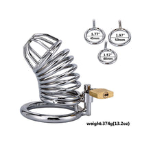 Carica l'immagine nel visualizzatore di Gallery, Large Cock Cage With 3 Rings – product design details, gallery view 6 from the CAGINK product page
