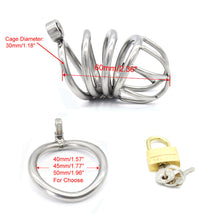 Carica l'immagine nel visualizzatore di Gallery, Large Penis Cage – product design details, gallery view 4 from the CAGINK product page