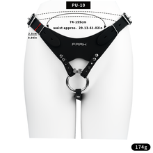 Carica l'immagine nel visualizzatore di Gallery, Leather Chastity Auxiliary Strap - 3