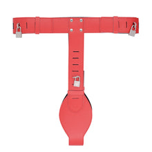 Load image into Gallery viewer, Leather Female Chastity Belt β product design details, gallery view 7 from the CAGINK product page