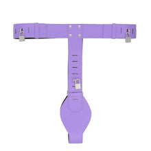 Load image into Gallery viewer, Leather Female Chastity Belt β product design details, gallery view 11