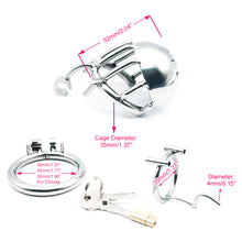 Carica l'immagine nel visualizzatore di Gallery, Locking His Cock – locking components and key details, gallery view 4 from the CAGINK product page