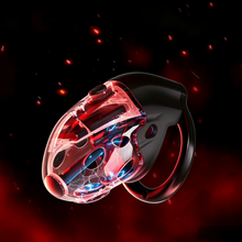 Load image into Gallery viewer, Lockink Retractable Electro Shock Vibrating Chastity Cage