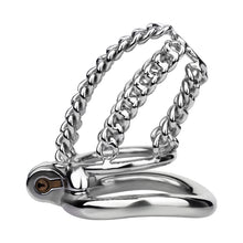 Carica l'immagine nel visualizzatore di Gallery, Locktober Chainmail Steel Chastity Lock - 3