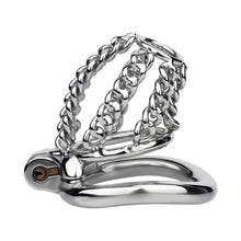 Carica l'immagine nel visualizzatore di Gallery, Locktober Chainmail Steel Chastity Lock - 2