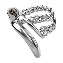 Carica l'immagine nel visualizzatore di Gallery, Locktober Chainmail Steel Chastity Lock - 7