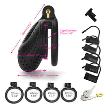 Cargar imagen en el visor de la galería, Low Profile Chastity Cage