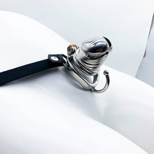 Load image into Gallery viewer, Male Chastity Lock – locking components and key details, gallery view 10