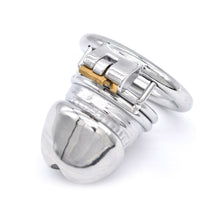 Load image into Gallery viewer, Male Chastity Lock – locking components and key details, gallery view 1