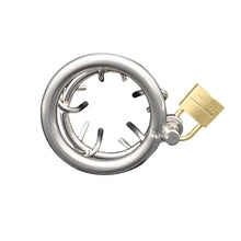 Load image into Gallery viewer, Metal Chastity Ring β ring and adjustment details, gallery view 3 from the CAGINK product page