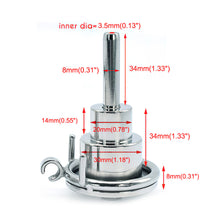 Carica l'immagine nel visualizzatore di Gallery, Male Chastity With Urethral Tube – product feature overview, gallery view 5