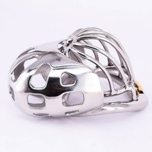 Carica l'immagine nel visualizzatore di Gallery, Male Chastity Cage with Scrotum Testicle Pouch – product design details, gallery view 4